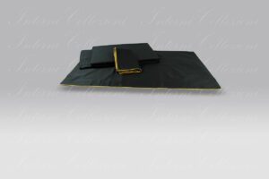 Completo Copripiumino Accordi nero-oro La Perla