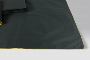 Completo Copripiumino Accordi nero-oro La Perla