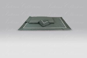Completo Lenzuola My Way verde grigio sc Mastro Raphael