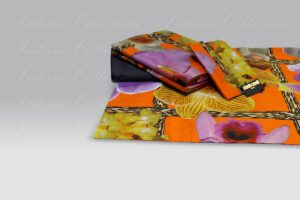 Completo Sacco Foulard antracite Roberto Cavalli