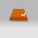 Plaid Rey arancio Copertificio Biellese