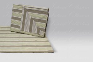 Parure Sacco Rigato 7056 verde Martha O'Neil
