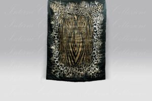 Plaid Imbottito African Zebra black Roberto Cavalli