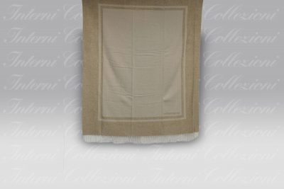 Plaid Twist sabbia Borbonese