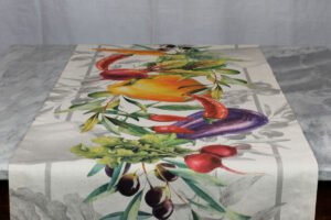 Runner Radici 01 verdura Tessitura Randi