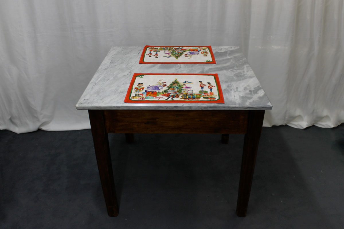 Set 2 Americani MYMAT Schiaccianoci Tessitura Toscana Telerie Set 2 Americani MYMAT Schiaccianoci Tessitura Toscana Telerie