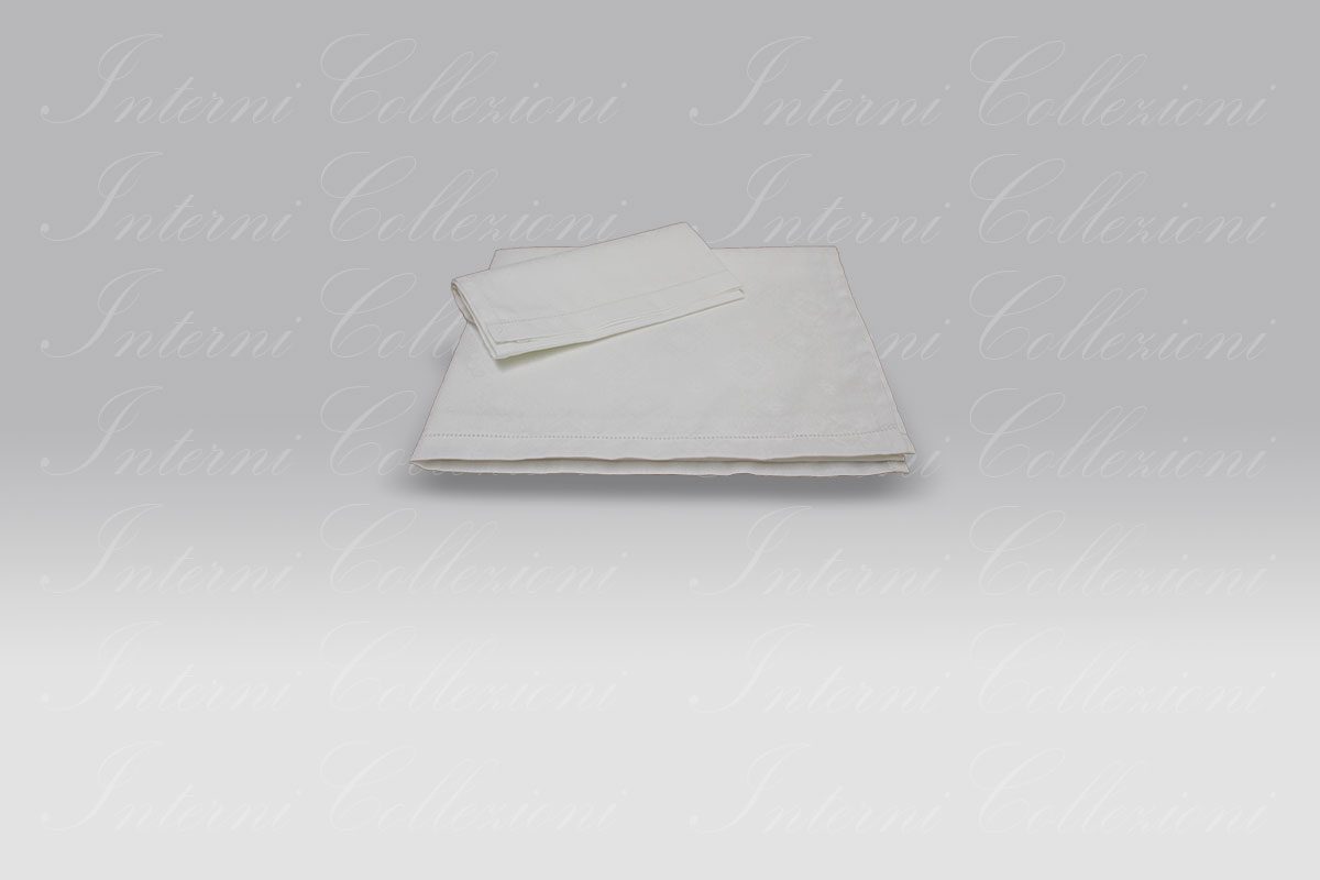 Set 2 pezzi Fiandra lino latte Micol Set 2 pezzi Fiandra lino latte Micol