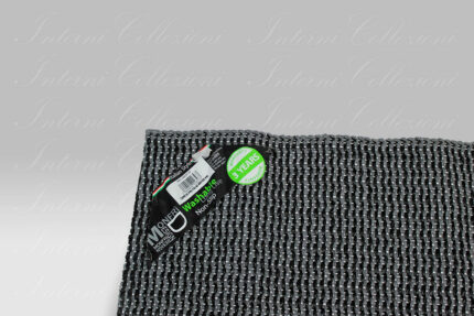 Tappeto Palas PVC nero-grigio Swedy Monfri Design