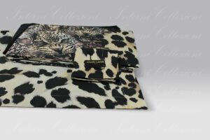 Completo Copripiumino Wild Jaguar black Roberto Cavalli