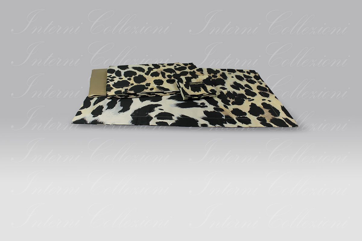 Completo Lenzuola Wild Sauvage Jaguar black Roberto Cavalli Completo Lenzuola Wild Sauvage Jaguar black Roberto Cavalli