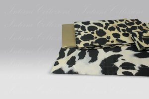 Completo Lenzuola Wild Sauvage Jaguar black Roberto Cavalli