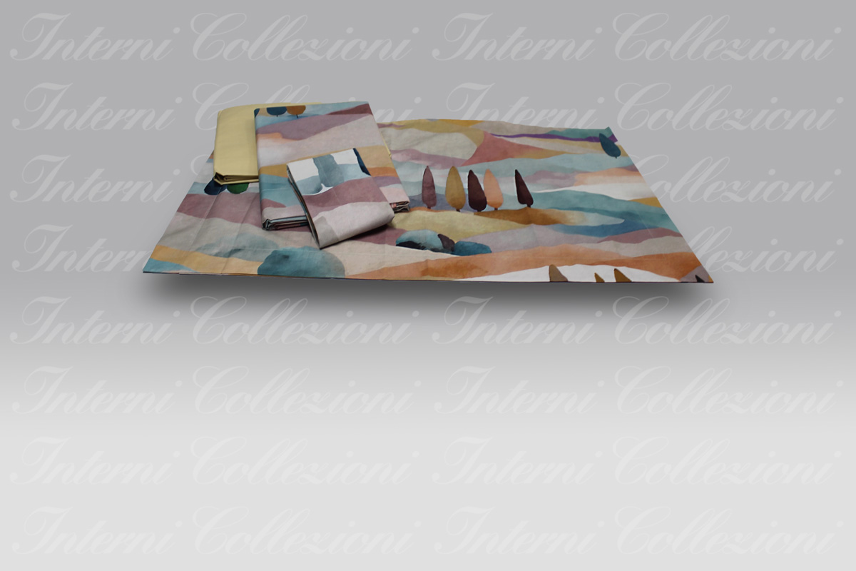 Completo Letto Toscana coccio Tessitura Randi Completo Letto Toscana coccio Tessitura Randi