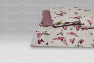 Completo lenzuola Vanessa 8430 rosa Martha O'Neil