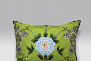 Cuscino Brocart Decoratif Linen moss Designers Guild