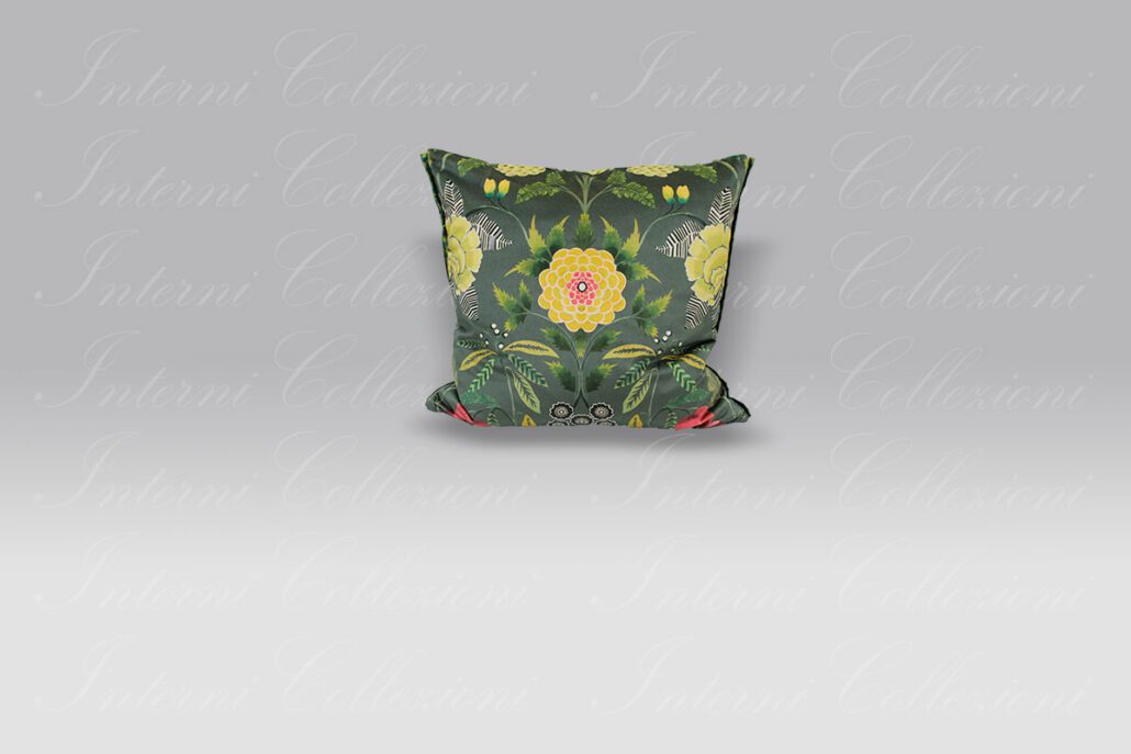 Cuscino Brocart Velour olive Designers Guild