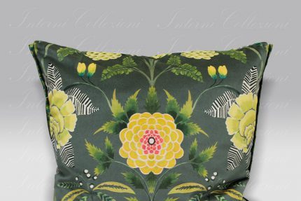 Cuscino Brocart Velour olive Designers Guild