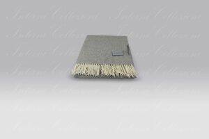 Plaid Radda grigio-bianco Cecchi e Cecchi