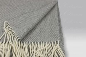 Plaid Radda grigio-bianco Cecchi e Cecchi