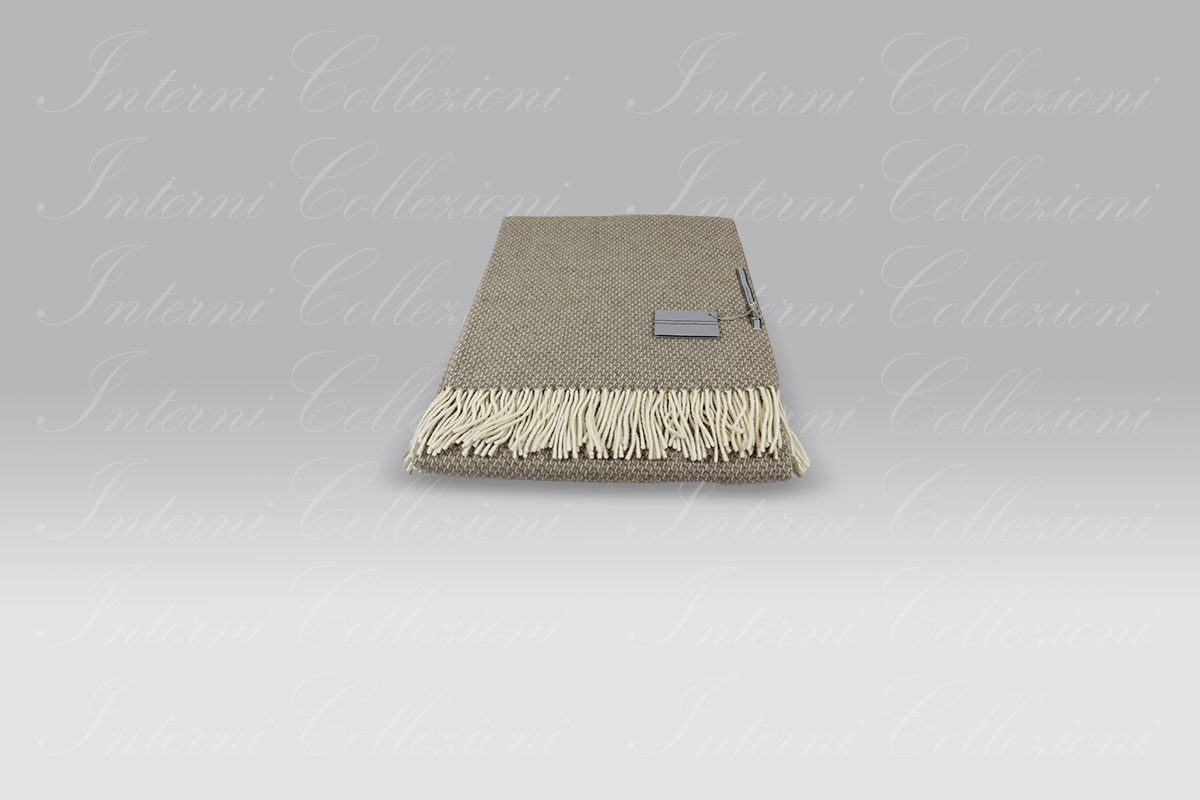 Plaid Radda tortora-bianco Cecchi e Cecchi Plaid Radda tortora-bianco Cecchi e Cecchi