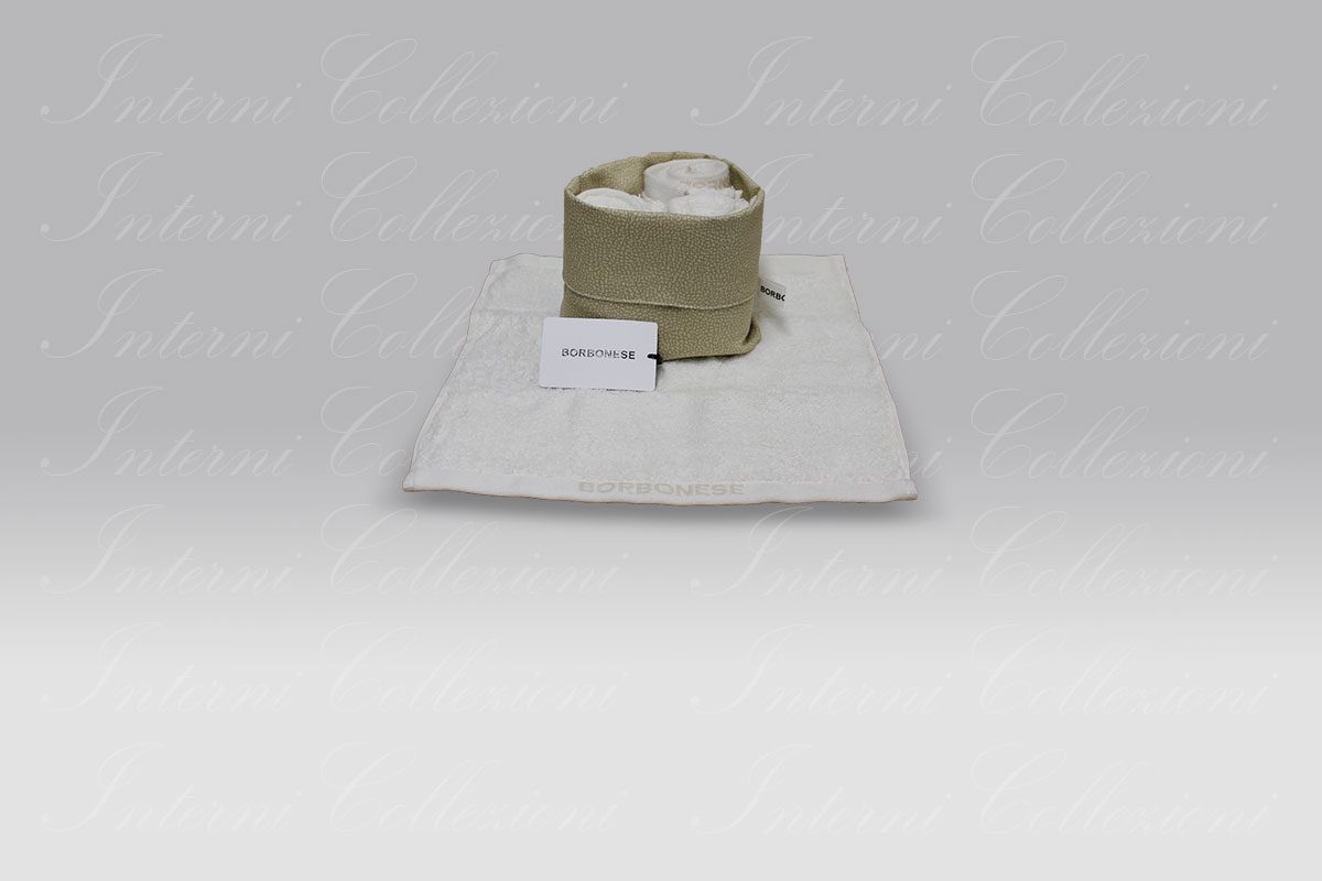 Set 4 Lavette con Basket Minimal corda Borbonese Set 4 Lavette con Basket Minimal corda Borbonese