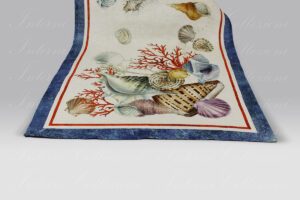 Canovaccio Murice-rosso Tessitura Toscana Telerie