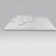 Completo Lenzuola F12 bianco bacchettina argento Dea