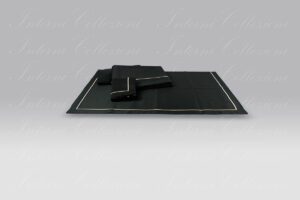 Completo Lenzuola F12 nero bacchettina oro Dea