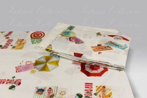 Completo Lenzuola Izylinens Bondy Beach Tessitura Toscana Telerie