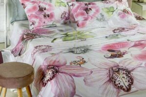 Parure Lenzuola Bloom Orchidea Tessitura Randi