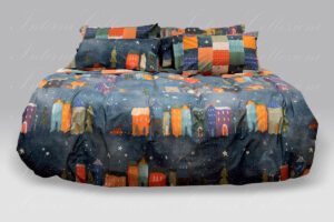 Parure Sacco Izylinens Happy Cottage Tessitura Toscana Telerie