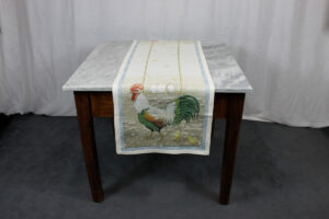 Runner Roosters Tessitura Toscana Telerie