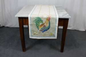Runner Roosters Tessitura Toscana Telerie