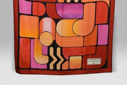 Plaid Graphe Magenta Christian Lacroix