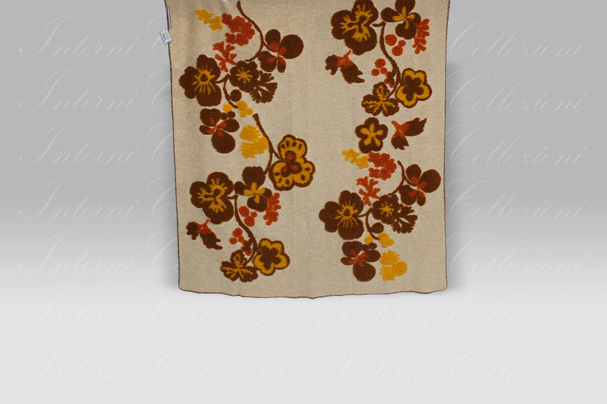 Plaid Isotta ocra Cecchi e Cecchi Agolab Plaid Isotta ocra Cecchi e Cecchi Agolab
