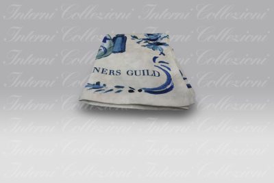 Plaid lino Kawana Cobalt Designers Guild