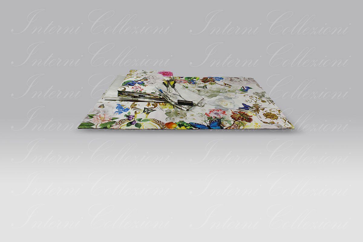 Completo Copripiumino Blaze bianco Roberto Cavalli Completo Copripiumino Blaze bianco Roberto Cavalli