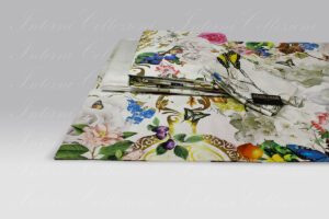 Completo Copripiumino Blaze bianco Roberto Cavalli