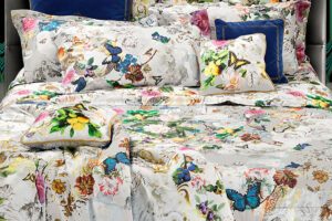 Completo Copripiumino Blaze bianco Roberto Cavalli