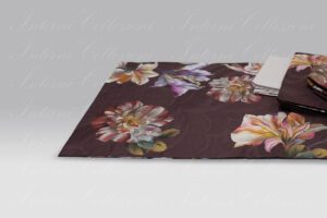 Completo Lenzuola Margot marsala Tessitura Randi