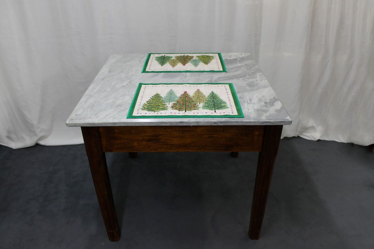 Set 2 Americani MYMAT Fairy Trees Tessitura Toscana Telerie Set 2 Americani MYMAT Fairy Trees Tessitura Toscana Telerie