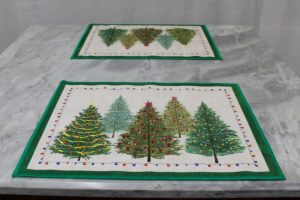 Set 2 Americani MYMAT Fairy Trees Tessitura Toscana Telerie
