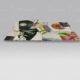 Completo Lenzuola Izylinens Vinile Dischi Tessitura Toscana Telerie