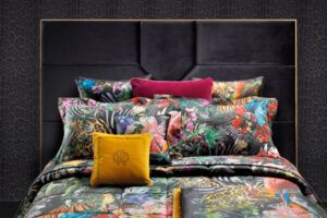 Completo Lenzuola Paradise black Roberto Cavalli