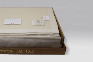 Coperta Zaira greggio-avorio Co.Bi.