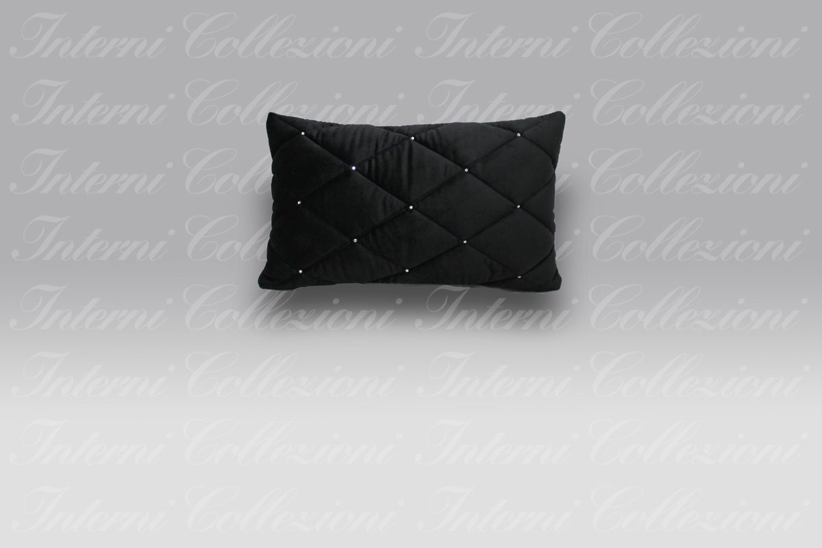 Cuscino Luce velluto nero Agostini Cuscino Luce velluto nero Agostini
