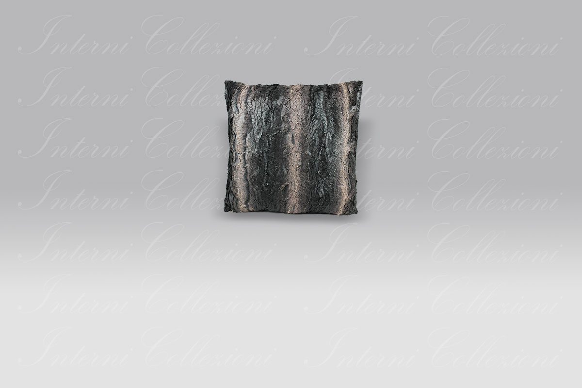 Cuscino ecopelliccia Eco1 spalmato marrone Bagnaresi Casa Cuscino ecopelliccia Eco1 spalmato marrone Bagnaresi Casa