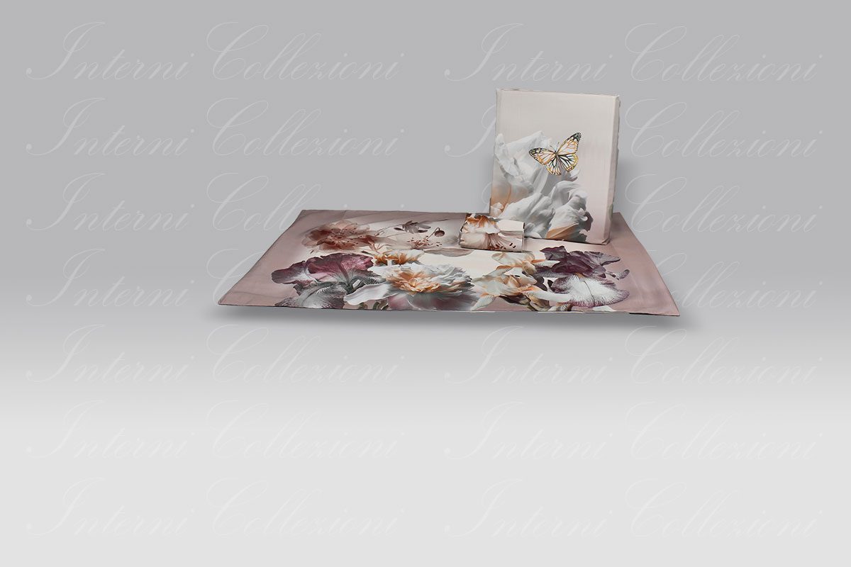 Parure Copripiumino Bloom Tramontana Tessitura Randi Parure Copripiumino Bloom Tramontana Tessitura Randi