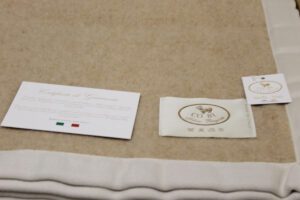 Coperta Spigato beige Co.Bi.