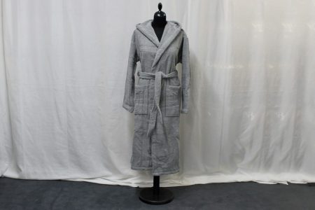 Accappatoio Soho jacquard grigio scuro Mastro Raphael