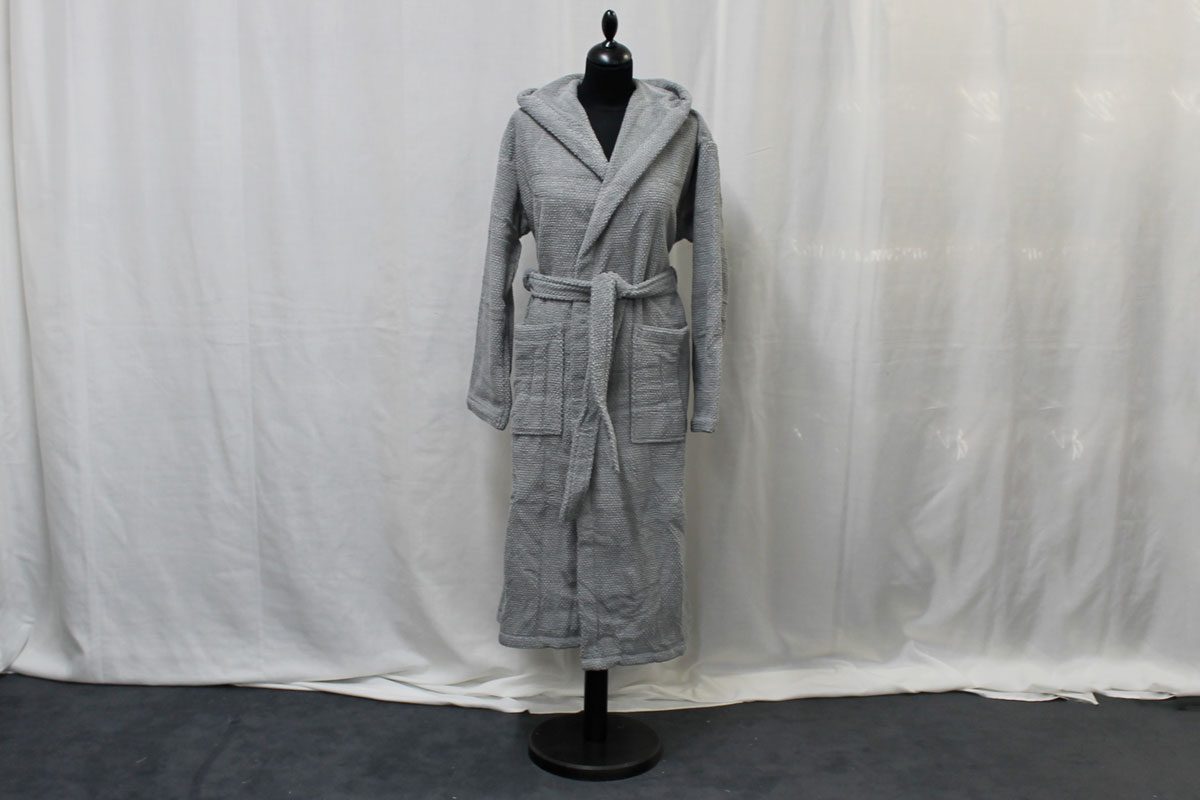 Accappatoio Soho jacquard grigio scuro Mastro Raphael Accappatoio Soho jacquard grigio scuro Mastro Raphael